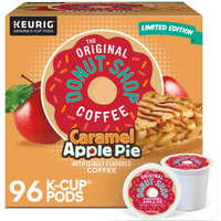 The Original Donut Shop Caramel Apple Pie Coffee, Keurig K-Cup Pod, Light Roast, 96 Count (4 Packs Of 24)