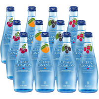 Clearly Canadian Sparkling Flavored Water (4 Flavor Sampler, 12 Pack Variety)