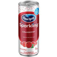 Ocean Spray Sparkling Cranberry Juice Drink, 11.5 Fl Oz Cans, 4 Count (Pack Of 6)