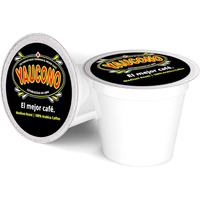 Yaucono Ground Medium Roast Arabica Coffee Single-Serve Pods, 72 Count, Compatible With Keurig K Cup Brewers