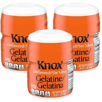 Knox Unflavored Gelatine 16 Oz. Canister (Pack Of 3)