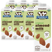 Mooala - Organic Almondmilk, Unsweetened, 32Oz (Pack Of 6) - Shelf-Stable, Non-Dairy, Gluten-Free, Vegan & Plant-Based Beverage With No Added Sugar (Unsweetened Original)