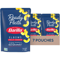 Barilla Ready Pasta, Elbows, 7 Oz. Pouch (Pack Of 7)
