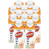 Boost Very High Calorie Nutritional Drink Creamy Strawberry, Made With Natural Strawberry Flavor & No Artificial Flavors, Colors & Sweeteners, 8 Fl Oz (Pack Of 12)