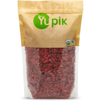 Yupik Organic Dried Goji Berries, 2.2 Lb, Gluten-Free, Non-Gmo, Vegan, Dried Fruits, Wolfberries, Sulphite-Free, Superfood, High In Vitamin A And C, Source Of Fiber, Healthy Snacks, Ideal For Baking