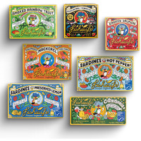 Fishwife Starter 7-Pack (Variety Of Tinned Seafood Including Smoked Salmon, Rainbow Trout, Sardines & More!) | Gluten Free