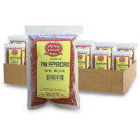 Pink Peppercorns 10 Oz - Premium Whole Pepper - Non Gmo & Steam Sterilized - By Spicy World (Pack Of 12)