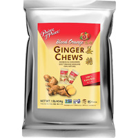 Prince Of Peace Blood Orange Ginger Chews, 1 Lb. - Candied Ginger - Candy Pack - Ginger Chews Candy - Natural Candy