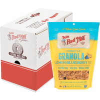 Bobs Red Mill Lemon Blueberry Homestyle Granola, 11 Ounce Bag (Pack Of 6), Certified Gluten Free, Non-Gmo, Whole Grain