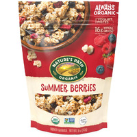 Nature's Path Organic Gluten Free Summer Berries Granola, Non-Gmo, Antioxidants, 5G Plant Based Protein, 11 Ounce (Pack Of 8)