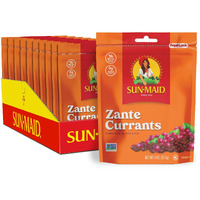 Sun-Maid California Sun-Dried Zante Currants - (10 Pack) 8 Oz Resealable Bag - Dried Fruit Snack For Lunches And Snacks