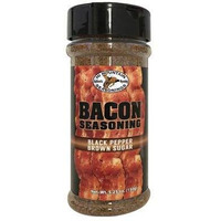 Hi Mountain Bacon Seasoning | Black Pepper & Brown Sugar Blend | Elevate Your Bacon | Season Your Bacon Before Cooking | Sweet, Rich Caramel Flavor With Touch Of Heat | Pork, Venison, Deer (5.25Oz)