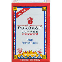 Puroast Low Acid Coffee Single-Serve Pods, Bold French Roast, High Antioxidant, Compatible With Keurig 2.0 Coffee Makers, 12 Count
