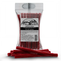 Amish Good Gourmet Licorice Twist Candy - Premium Sweet & Chewy Treat, Cinnamon Jumbo Licorice Twist Perfect Snack Under 100 Calories (2 Pack)