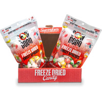 Sow Good Freeze Dried Candy Sweet Spheres 2 Pack - A Freeze Dried Candy Variety Pack Of Yummy Flavors (Strawberry, Lemon, Orange, Blue Raspberry, Apple)