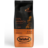 Bristot 100% Arabica Ground Coffee | Espresso Delicato | Italian Ground Espresso | Medium Roast | For Moka, French Press, Pour Over | 8.8Oz/250