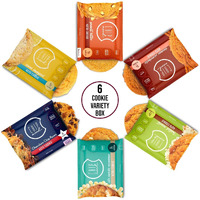 Chipmonk Keto Cookies - Variety Pack (6 Pack) Low Carb Keto Snacks - Gluten-Free, High Fat, Low Sugar, Ketogenic Sweet Snack Foods, Healthy Macro Nutrition Treats