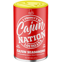 Cajun Nation | Cajun Seasoning | Louisiana Certified Cajun | 8 Oz (~226.8 G) Seasoning Jar | Low Sodium | Msg Free |""Just Something For Cajun Cooking!""