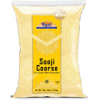 Rani Sooji Coarse (Farina, Suji, Rava, Rawa, Wheat Semolina) Flour 32Oz (2Lbs) 908G ~ All Natural | Vegan | Non-Gmo | Kosher | Indian Origin