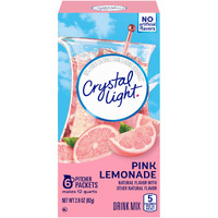 Crystal Light Pink Lemonade Drink Mix, 12-Quart 2.9-Ounce Canister (Pack Of 4)