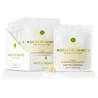 Issei Mochi Gummies Chewy Candy | Soft & Chewy | Award Winning | Gelatin-Free, Non-Gmo, Kosher | Delicious Snack | 1.76 Oz (6 Pck, Yuzu)