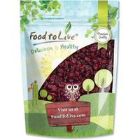 Food To Live Dried Cranberries, 2.5 Pounds - Raw, Kosher, Vegan, Lightly Sweetened And Coated With Sunflower Oil, Unsulfured, Bulk