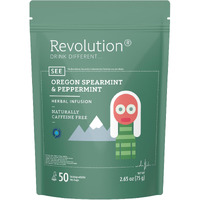 Revolution Tea Southern Mint [The Original] - Oregon Spearmint & Peppermint - Premium Full Leaf Tea - Biodegradable Infuser Tea Bags - Herbal Tea - Naturally Caffeine Free - 50 Bags