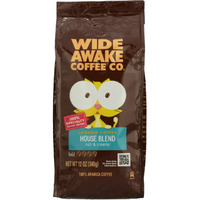 Wide Awake Coffee House Blend Ground Coffee, 12 Ounce