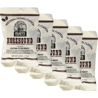 Claeys Old Fashioned Hard Candy, Horehound, 6 Ounce - 5 Pack