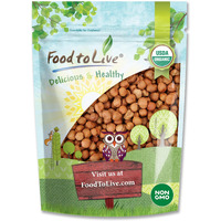 Food To Live - Organic Hazelnuts, 8 Ounces Non-Gmo, Raw Filberts, Whole Nuts, Shelled, Unsalted, Kosher, Vegan, Bulk. Crunchy, Wholesome Snack. Rich In Vitamin E, Protein.