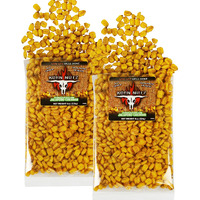 Jalapeno Cheddar Crunchy Corn | Soft Crunch Toasted Corn | Roasted Crunchy Corn Made In The Usa | Runnin Wild Foods | 1-Pound Total (Box Of 2 Bags, 8Oz Each), Korn Nutz