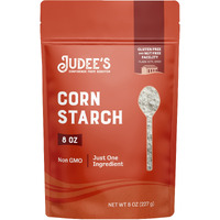 Judees Corn Starch 8 Oz - 100% Non-Gmo And Just One Ingredient - Gluten-Free And Nut-Free - Great Thickener For Sauces, Soups, And Gravies - Lighten Gluten Free Cake Or Bread Texture