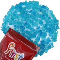 Firstchoicecandy Rock Candy Strings 1.5 Pound Bulk Bag (Blue Raspberry)