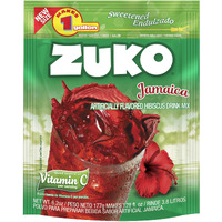 Zuko Jamaica Instant Powder Drink | Gallon Pack | No Sugar Needed | Vitamin C | 6.2 Ounce (Pack Of 6)