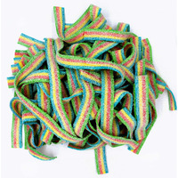 Smarty Stop Sour Gummy Candy Strips (Fantasy Rainbow, 1 Pound)