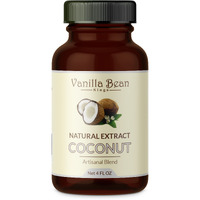 Natural Coconut Extract For Baking And Flavoring - 4 Oz - Premium Quality Natural Flavors For Baked Goods, Desserts, & Cooking