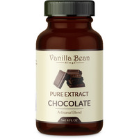 Pure Chocolate Extract For Baking And Flavoring - 4 Oz - Premium Quality Natural Flavors For Baked Goods, Desserts, & Cooking
