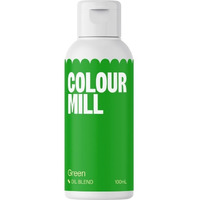 Colour Mill Oil-Based Food Coloring, 100 Milliliters (Green)