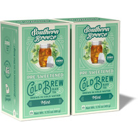 Southern Breeze Cold Brew Sweet Tea Mint Iced Tea With Black Tea And Zero Carbs Zero Sugar, 20 Individually Wrapped Tea Bags (Pack Of 2) Southern Sweet Tea Iced Tea Beverage