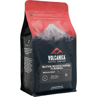 Butter Scotch Toffee Flavored Coffee, Ground, Fresh Roasted, 16-Ounce