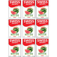 Swiss Imports Sugar Free Bonbons Hard Candy Drops, Watermelon, 1.4 Oz/40G Box, 9 Pack