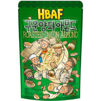 [Official Gilim Hbaf] Korean Roasted Onion Seasoned Almonds Nut Protein Snack | Nutritious Enery Boost | After-School, Work, Trip Camping Snack | Pre-Workout Snack | Korean Souvenir (Roasted Onion, 1X190Gram Pack)
