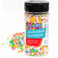 Bakerpan Sprinkles For Cake Decorating - Pastel Sprinkles Edible 4 Ounces - Spring Edible Confetti Sprinkles For Cupcakes, Ice Cream, Cookies, Cakes (Made In Usa)