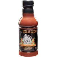 Tony Piggs Hot Bbq Sauce Fresno Ghost Flavor (19Oz)- Great Condiment Topping For Wings, Ribs & Burgers At Summer Parties - Barbecue Sauce W Hot Sauce Heat From Fresh Peppers - Grilling Gift For Men
