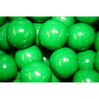 Bayside Candy 1"" Large Gumballs - Colored Gumball Collection - Gumball Machine - Green Gumballs 1"" Large (1Lb)