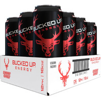 Bucked Up Energy Drink 300Mg (Cherry Hard Candy) (12 Ct)