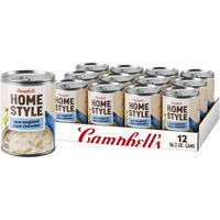 Campbell's Homestyle New England Clam Chowder Soup, 16.3 Oz Can (Case Of 12)
