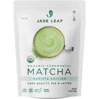 Jade Leaf Matcha Organic Ceremonial Grade Green Tea Powder - Barista Edition For Cafe Quality Tea & Lattes - Authentic Japanese Origin (1.76 Ounce Pouch)