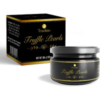 Tradino Premium Black Truffle Pearls - Gourmet Finishing Pearls From Spain, Exquisite Culinary Delight, Ideal For Enhancing Dishes, 2.82 Oz