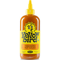 Yellowbird Organic Habanero Hot Sauce - Medium Hot - Vegan Habanero Sauce Made With Carrots, Garlic And Tangerine - Gluten-Free & Non-Gmo Organic Hot Sauce - Tabletop Size - (19.6 Oz, 1 Count)